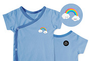 20x Baby Onesies BUNDLE Mock-up Sets, a Books & Magazine Mockup by BlackMocca (Thumbnail 22 of 28)