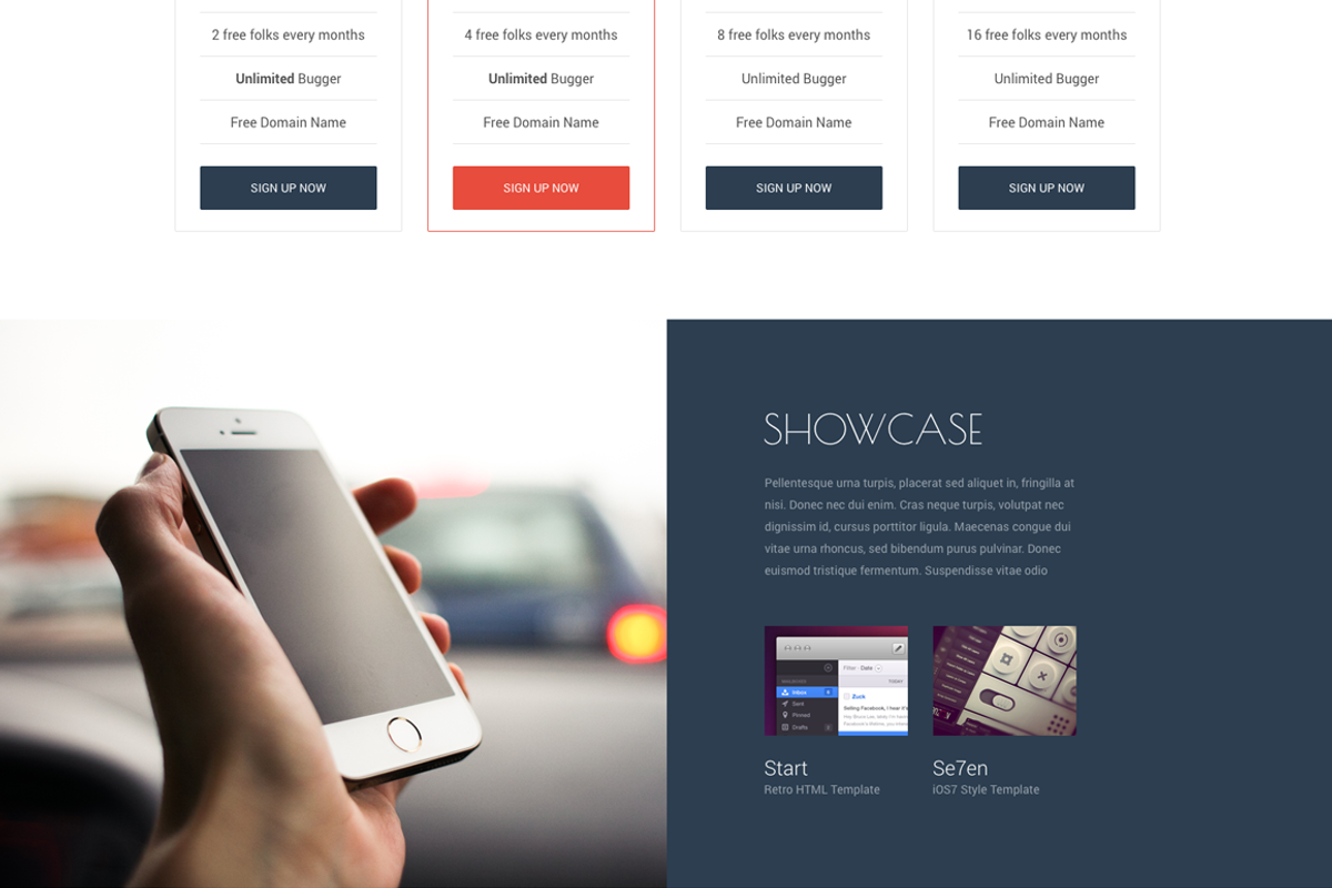Liberty - One Page HTML Template, a Landing Page Template by YoArts (Photo 5 of 5)
