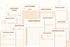 Editable Student Printable Planner