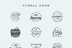 100 VINTAGE LOGO TEMPLATES