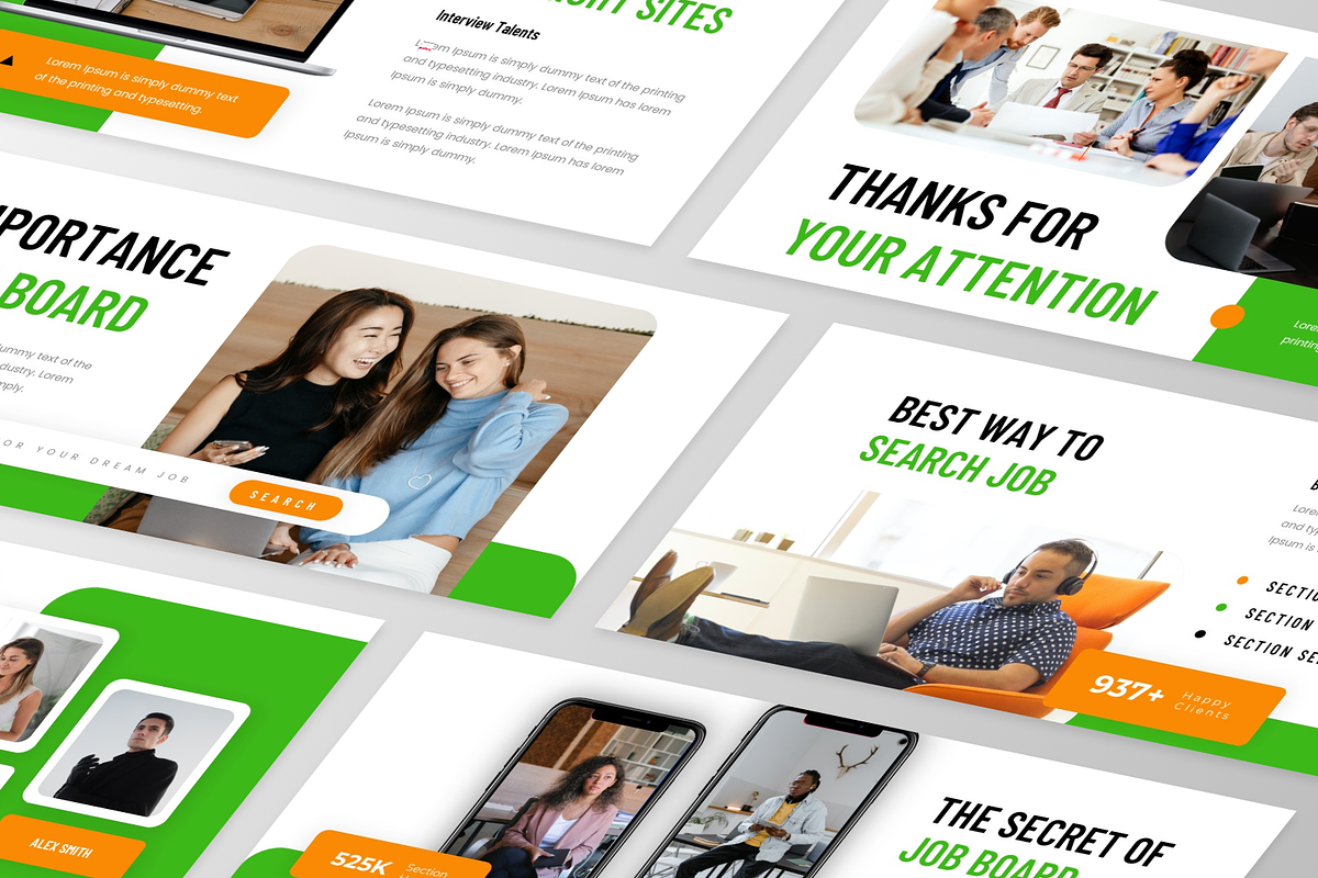 Importance Job - Job Board Keynote, a Presentation Template by GraphauseProject (Photo 3 of 6)