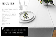 Table Runner mapped via Smart Object, a Household Mockup by mock-ups (Thumbnail 3 of 13)