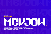 Mevjow - Round Font, a Sans Serif Font by Iqsiart Studio (Thumbnail 1 of 6)