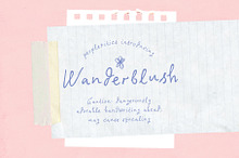 Wanderblush Adorable Handwritten