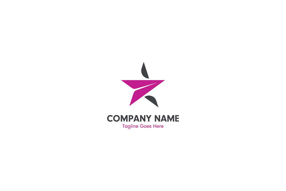 Star with Rocket Logo, a Branding & Logo Template by Maryam Design Studio (Photo 3 of 8)