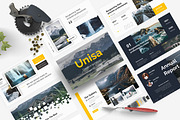 Unisa Creative Powerpoint Template, a Presentation Template by One Percent Studio (Thumbnail 1 of 16)