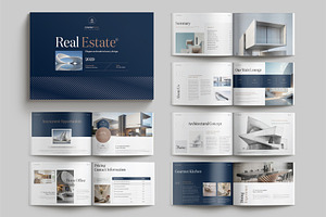 Real Estate Landscape Template, a Brochure Template by Cleffon_Graphic_Studio