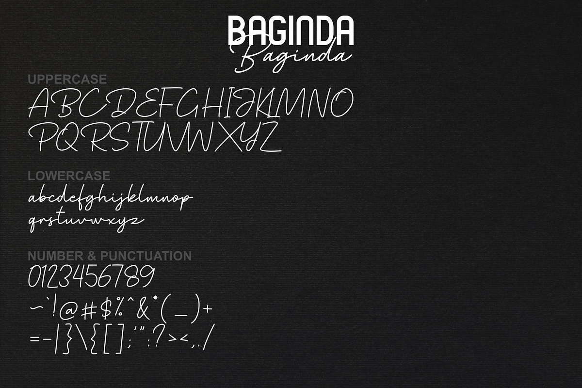 Baginda | Font Duo preview 7