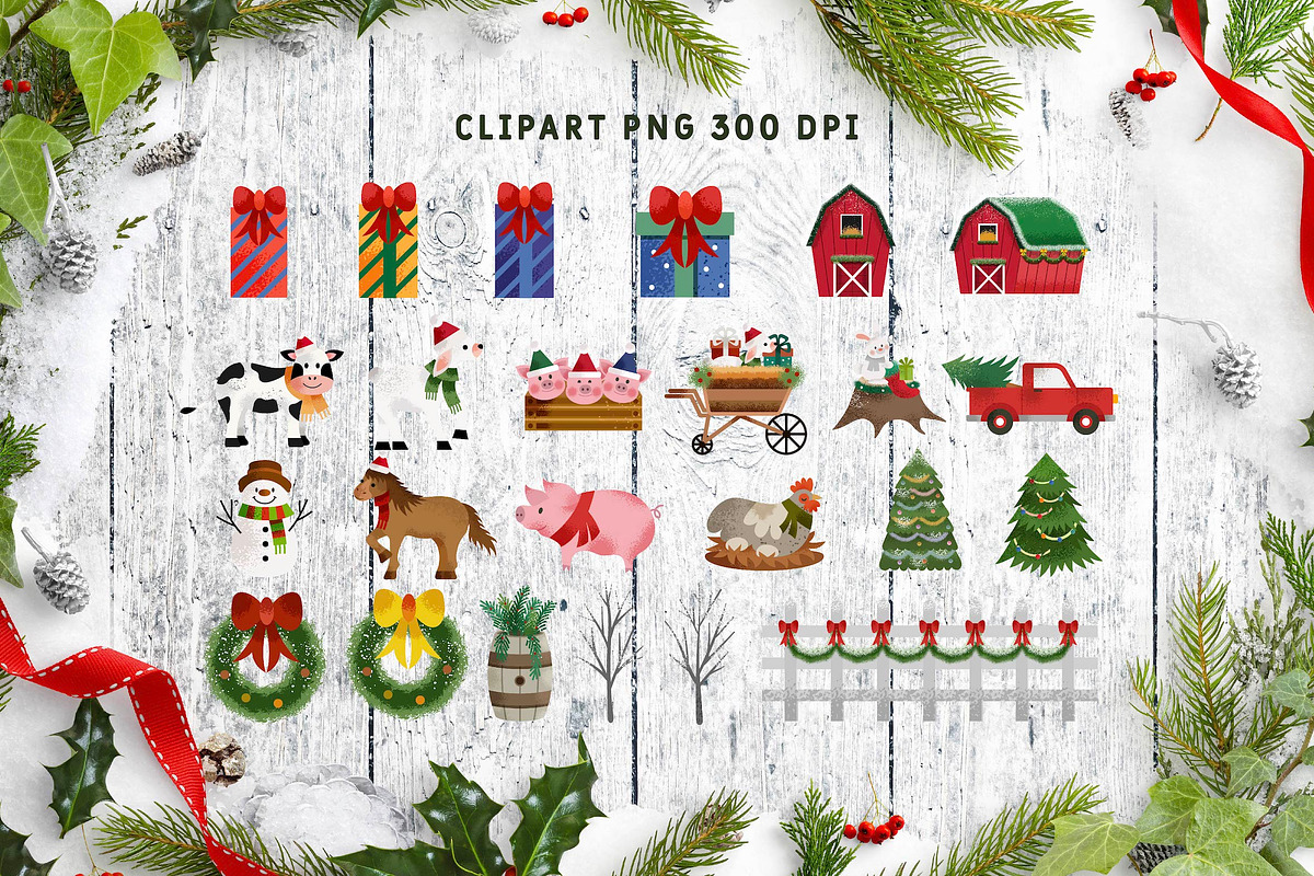 Christmas On The Farm, an Object Graphic by caocastudio (Photo 2 of 4)