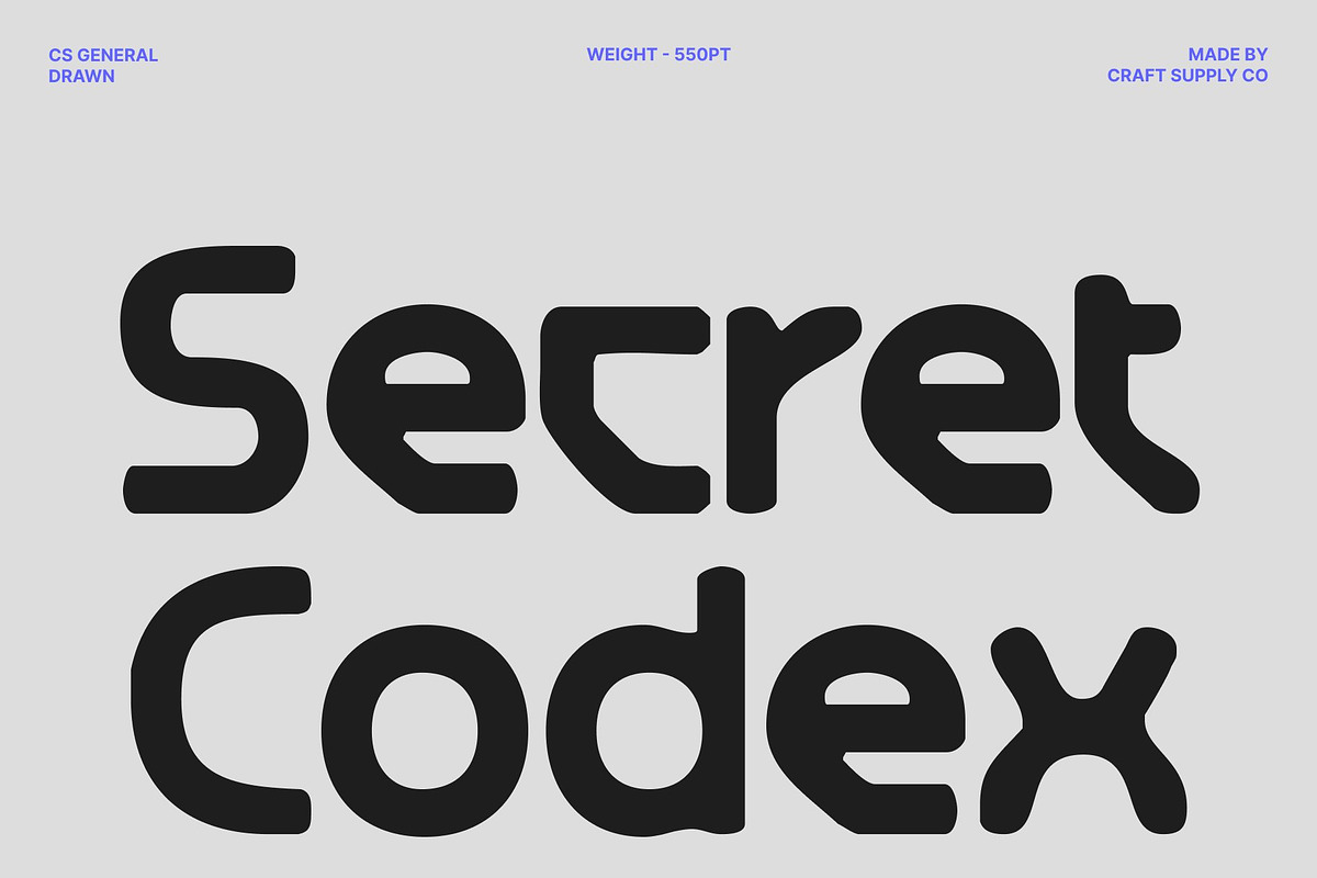 CS General Drawn, a Sans Serif Font by Craft Supply Co. (Photo 4 of 8)