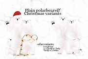 Holiday Polar Bears, an Animal Illustration by Tubigan Art (Thumbnail 2 of 7)