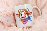 Funny Cow Sublimation Clipart, an Illustration by RobertsArt (Thumbnail 3 of 7)