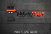Phone Ninja Logo, a Branding & Logo Template by Sargatal (Thumbnail 4 of 4)