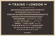 Trains to London, a Sans Serif Font by Komet & Flicker (Thumbnail 12 of 12)