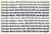 Giorgia - Soft Serif Family, a Serif Font by Fenotype (Thumbnail 6 of 13)