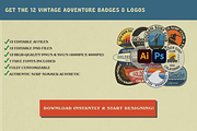 Vintage Beach & Surf Logo Templates, a Branding & Logo Template by Golden Vision Studio (Thumbnail 7 of 7)