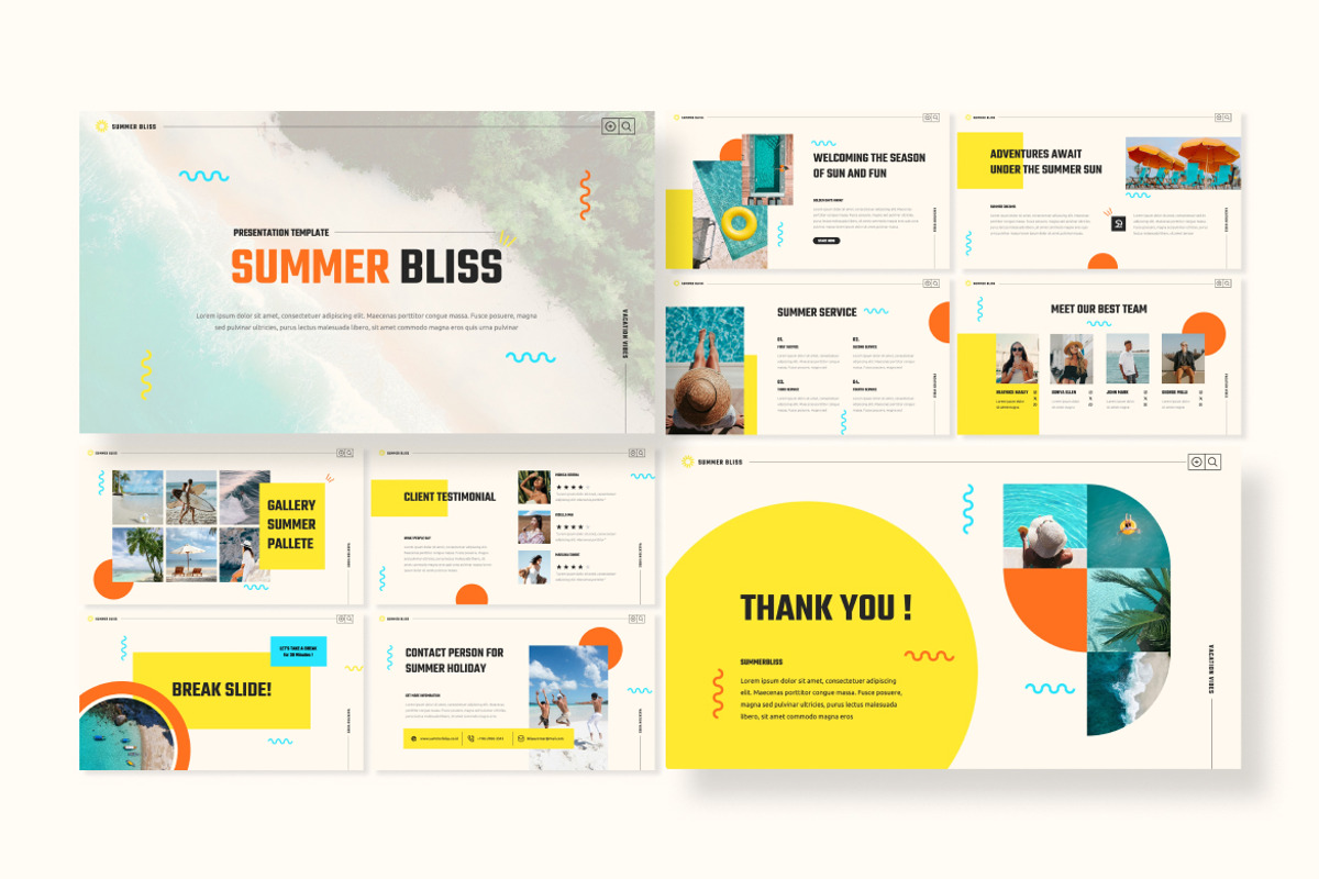 Summer Theme Presentation Slides, a Presentation Template by Antstheme (Photo 2 of 2)