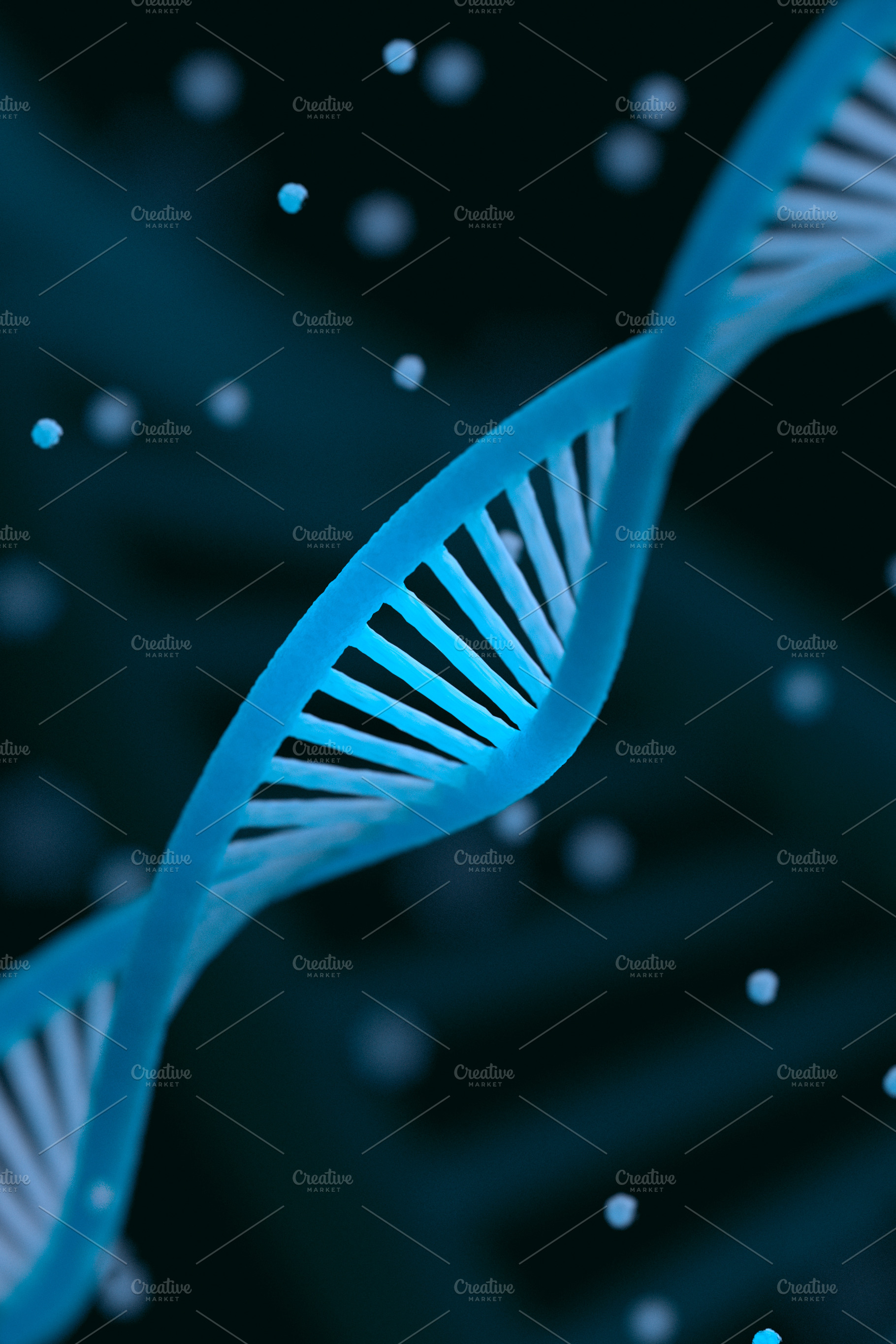 Dna chain macro, a Health & Medical Photo by Pakete Art