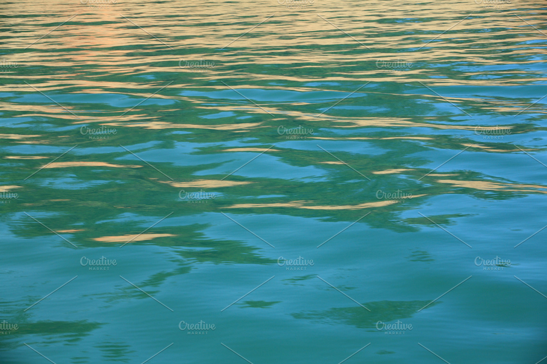 Blue Green Lake Waters