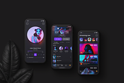 Music app UI Kit ( Figma), an UI Kit Template by Julia Shagofferova (Thumbnail 4 of 13)