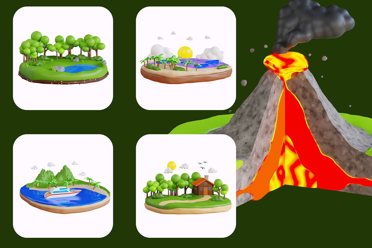 3D Nature Pack, a Plants & Tree 3D Model by novia99design (Photo 5 of 5)
