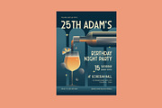 Art Deco Birthday Invitation, a Card Template by Neermana (Thumbnail 4 of 4)