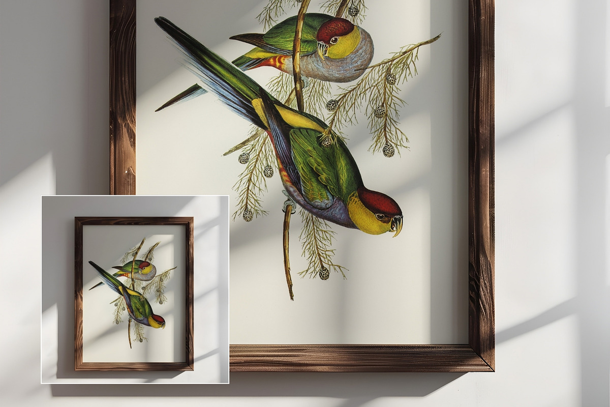 Dark Wooden Frame Mockup FR-MI-07, a Household Mockup by Callistemon Creative (Photo 7 of 9)