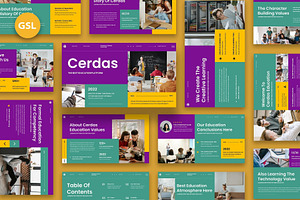 Cerdas - Education Google Slides, a Presentation Template by Fit-tee