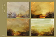 Mysterious Watercolor Landscapes 4, a Background Graphic by Suna Kosem (Thumbnail 8 of 11)