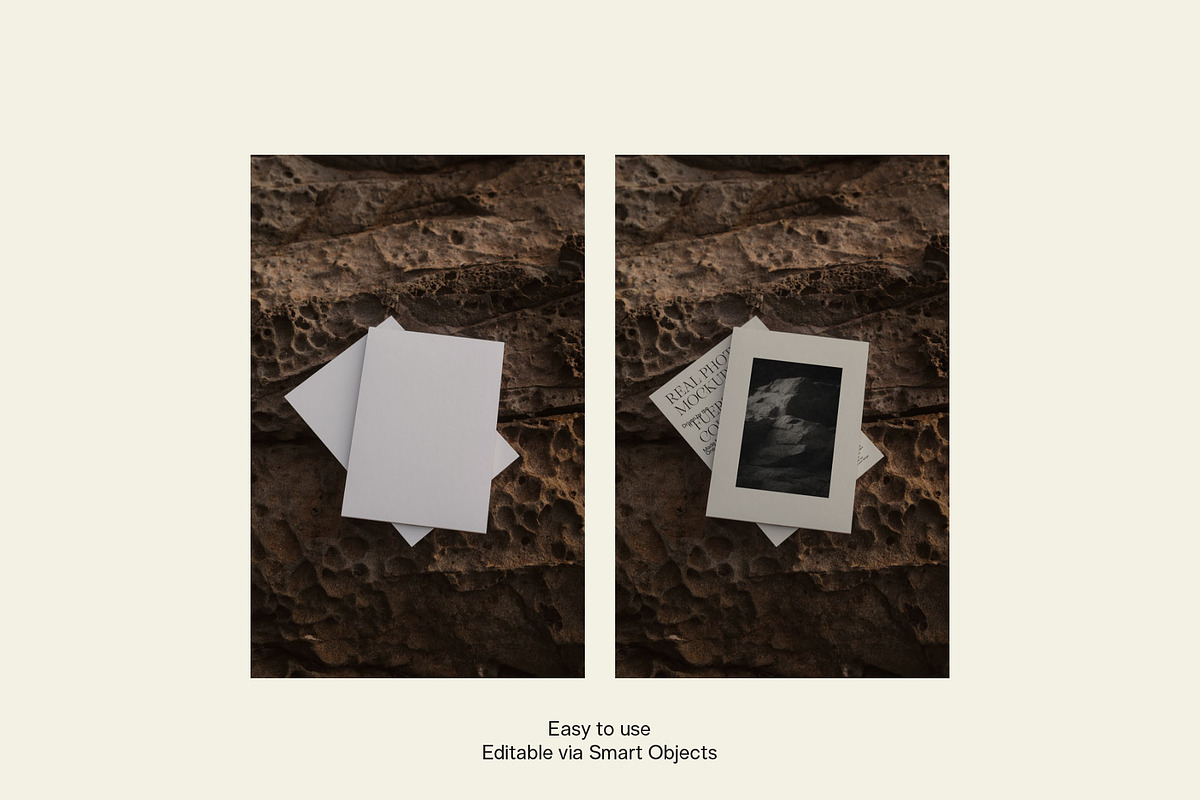 5 Real Photo Papers & Frame Mockups, an Advertising Mockup by MADE MY WAY studio (Photo 5 of 5)