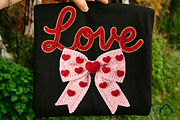 Crochet Pink Love Bow Valentine PNG, an Illustration by Craft Nest (Thumbnail 2 of 5)