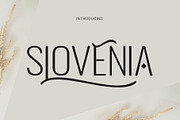 Slovenia, a Sans Serif Font by edcreative (Thumbnail 1 of 7)