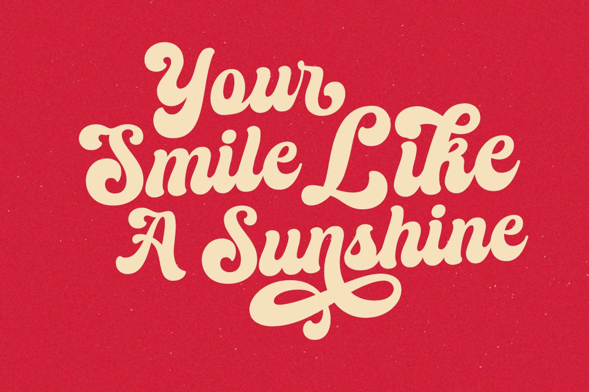 Rushton - Retro Lettering Font Type, a Handwritten Font by HansCo Studio (Photo 5 of 9)