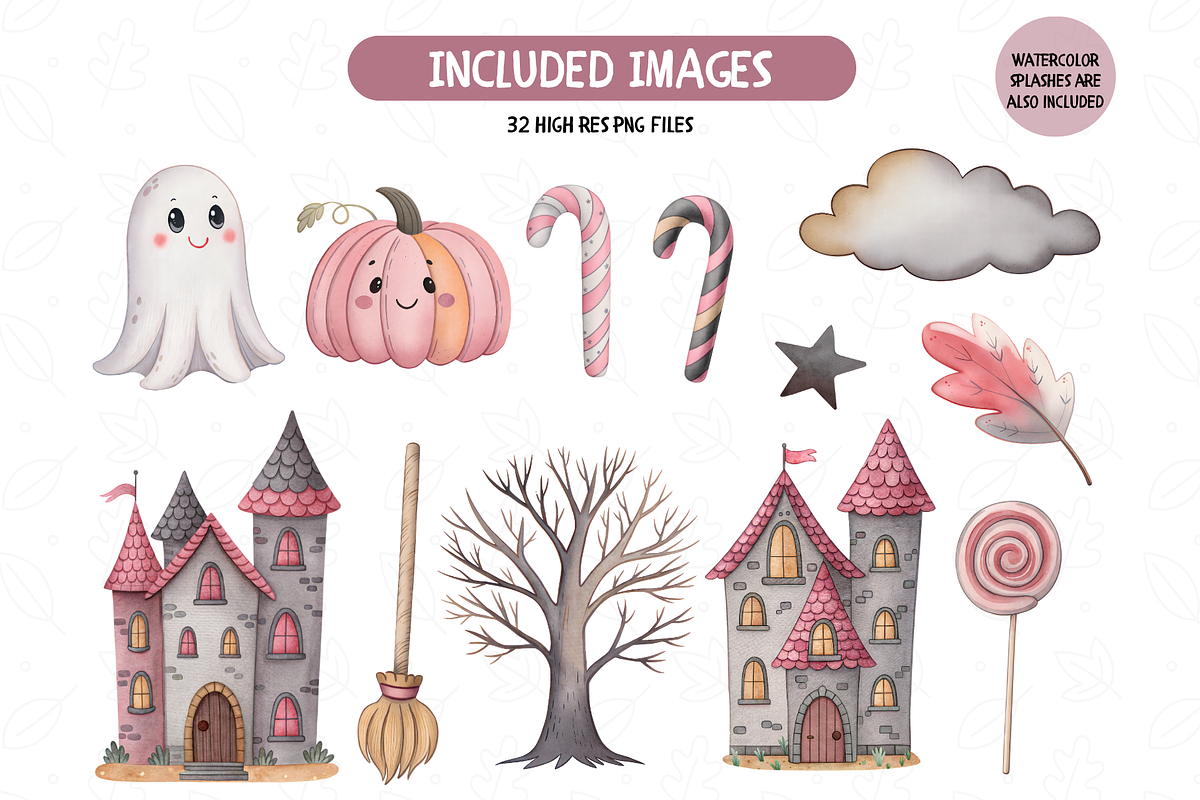 Witchy Halloween Clipart, an Illustration by TatiMockup (Photo 4 of 5)