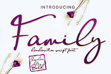 Family Handwritten Font