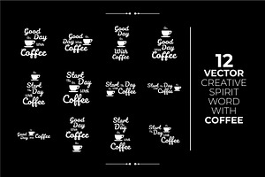 12 Vector Creative Spirit Coffee