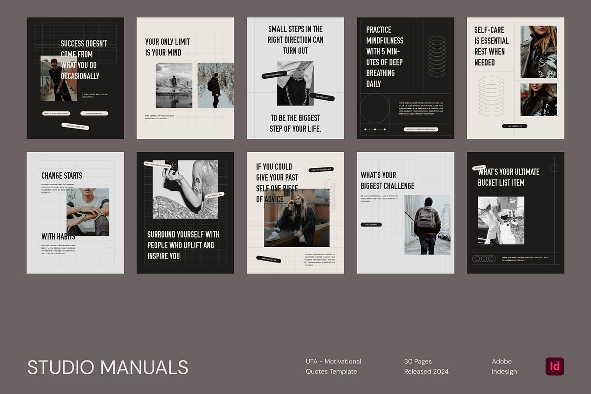 UTA – Motivational And Quotes, a Social Media Template by Studio Manuals (Photo 4 of 8)