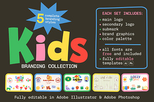 Kids Branding Collection, a Branding & Logo Template by Orca Design