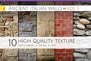 Ancient Italian Walls - Vol 1, a Texture Graphic by revolumia (Thumbnail 1 of 3)
