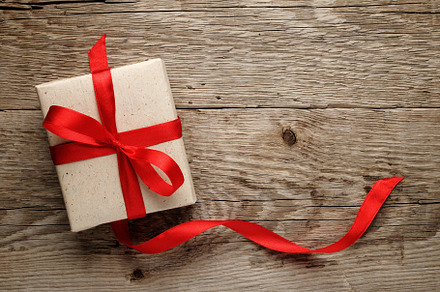Gift Box Wrapped In Red Paper preview 6