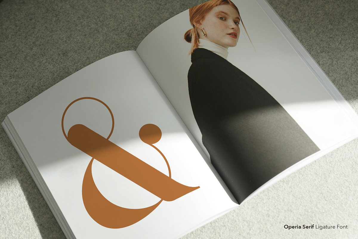 Operia – Serif Ligature Font, a Font by Monogram World (Photo 12 of 20)