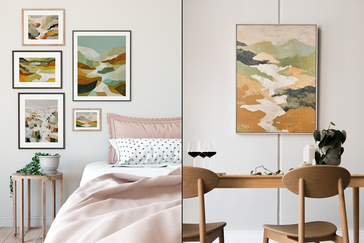 Abstract Landscape Illustration, a Decorative Illustration by Housui Patterns (Photo 4 of 12)