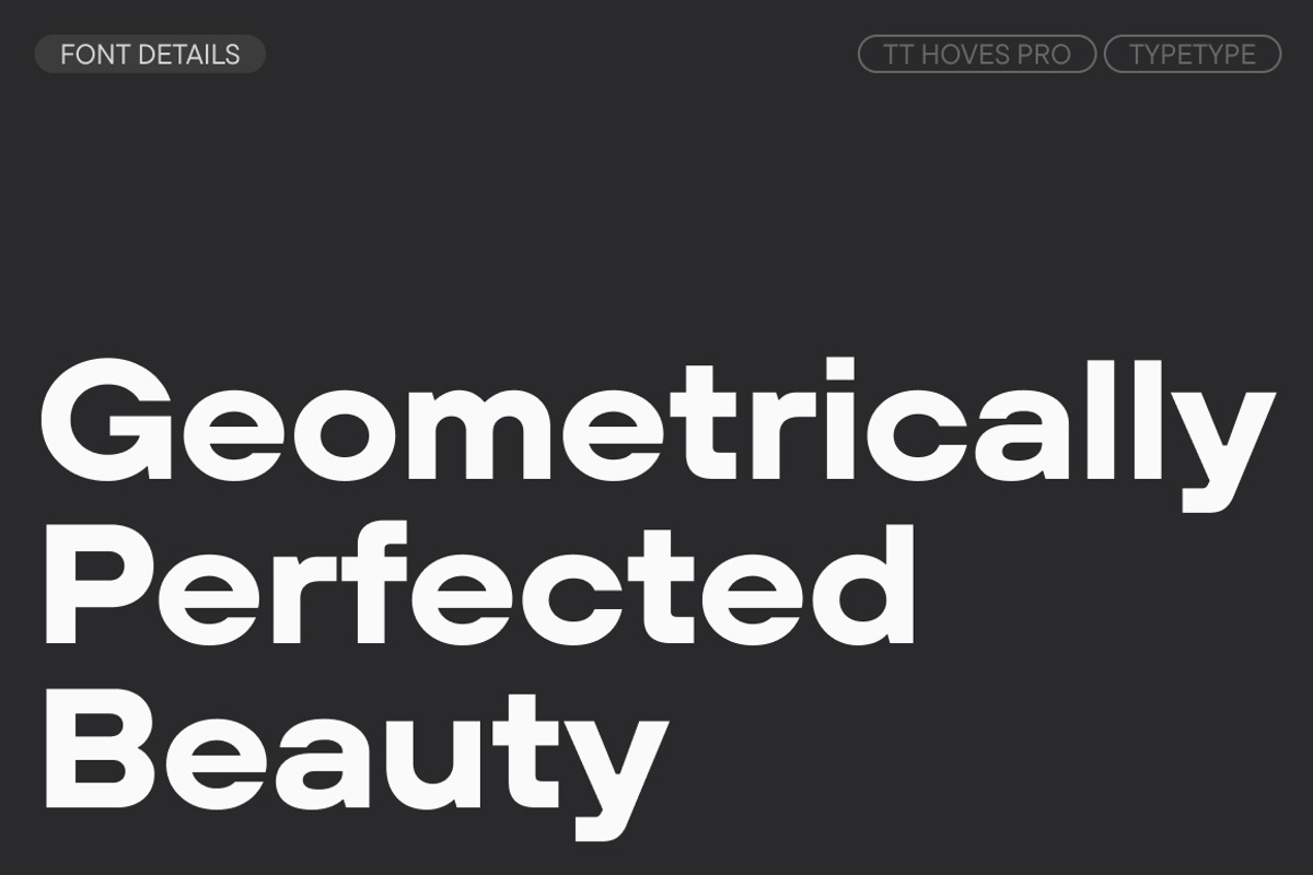 TT Hoves Pro Expanded, a Sans Serif Font by TypeType (Photo 3 of 6)