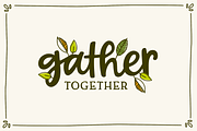 Forever Grateful Font & Doodles, a Script Font by Denise Chandler (Thumbnail 3 of 6)