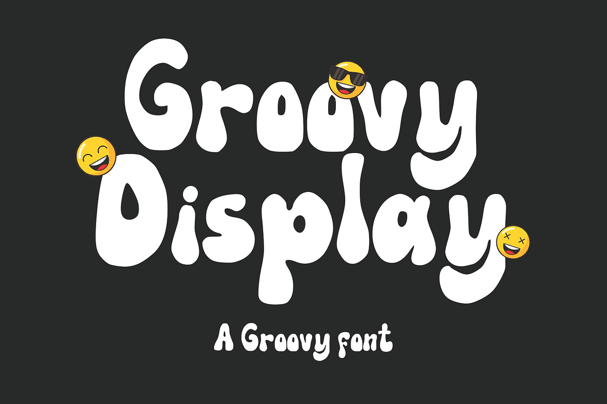 Groovy Display Font, a Handwritten Font by Authentic Studio (Photo 1 of 5)