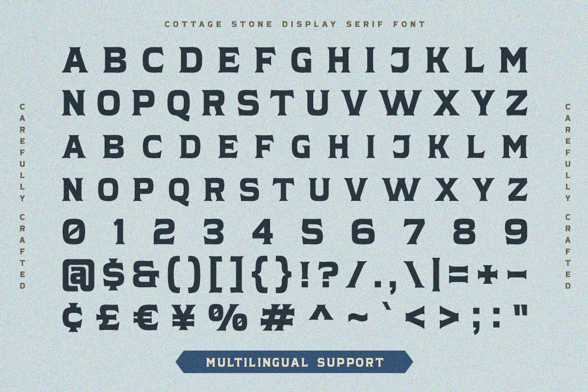 Cottage Stone - Display Serif Font, a Serif Font by Letterhend Studio (Photo 6 of 9)