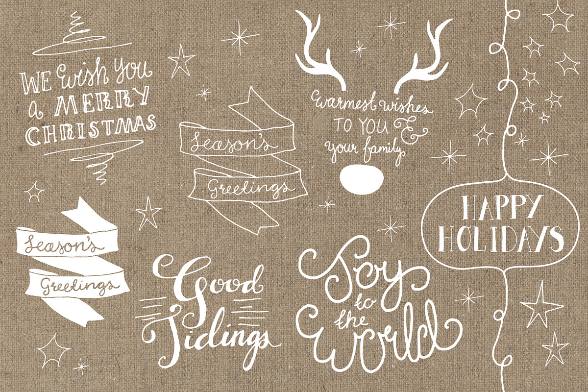 Christmas Clipart + Vectors! (Set 4) preview 2