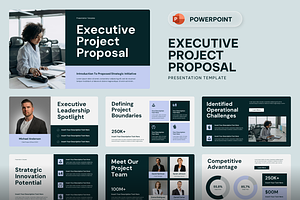Executive Project Proposal, a Presentation Template by Sixtemp