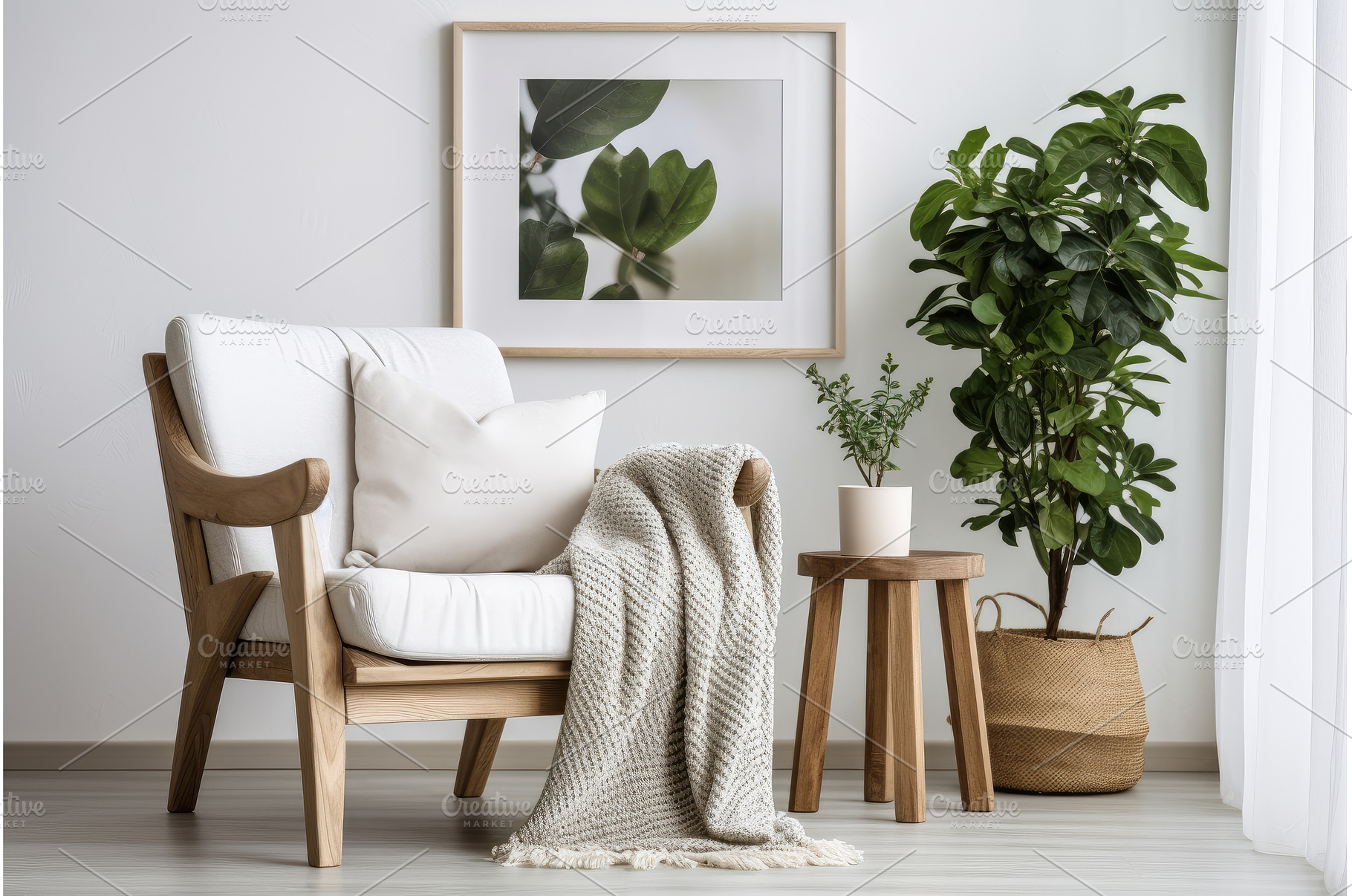 Comfortable armchair blanket, an Arts & Entertainment Photo by Ylivdesign