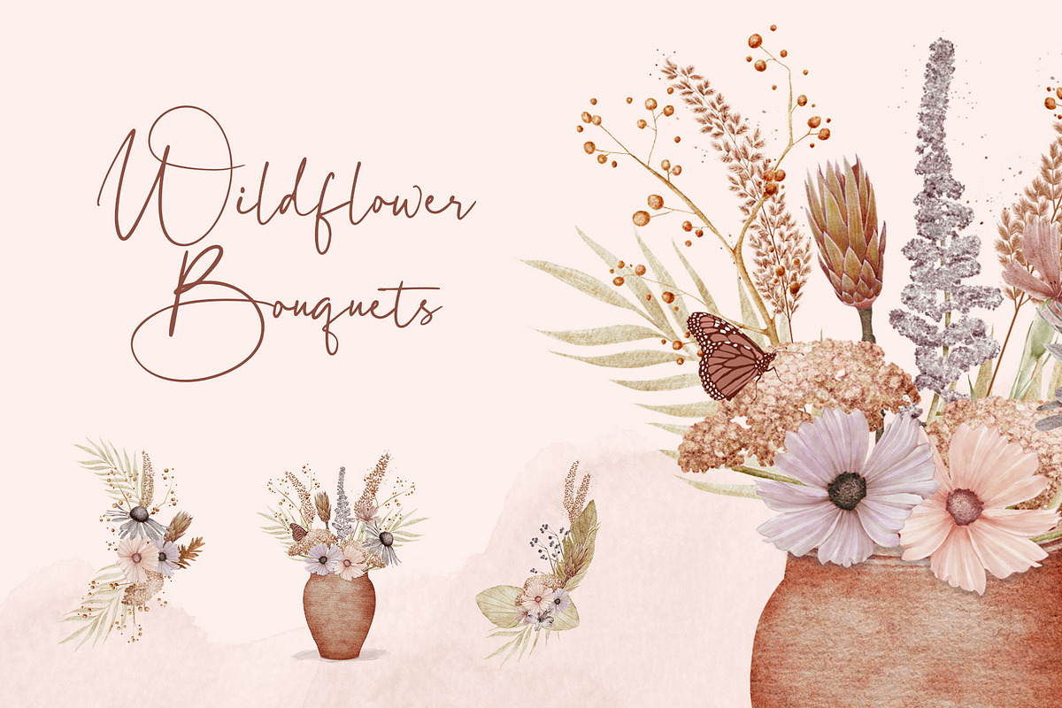 Boho Floral Collection, a Decorative Illustration by Maggie Stilwell Design (Photo 4 of 12)
